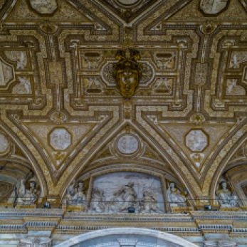 Rome Vatican Ceiling 2016